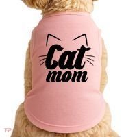 Funny Cat Mom  Cat Lover Doggie Tank thumb 0
