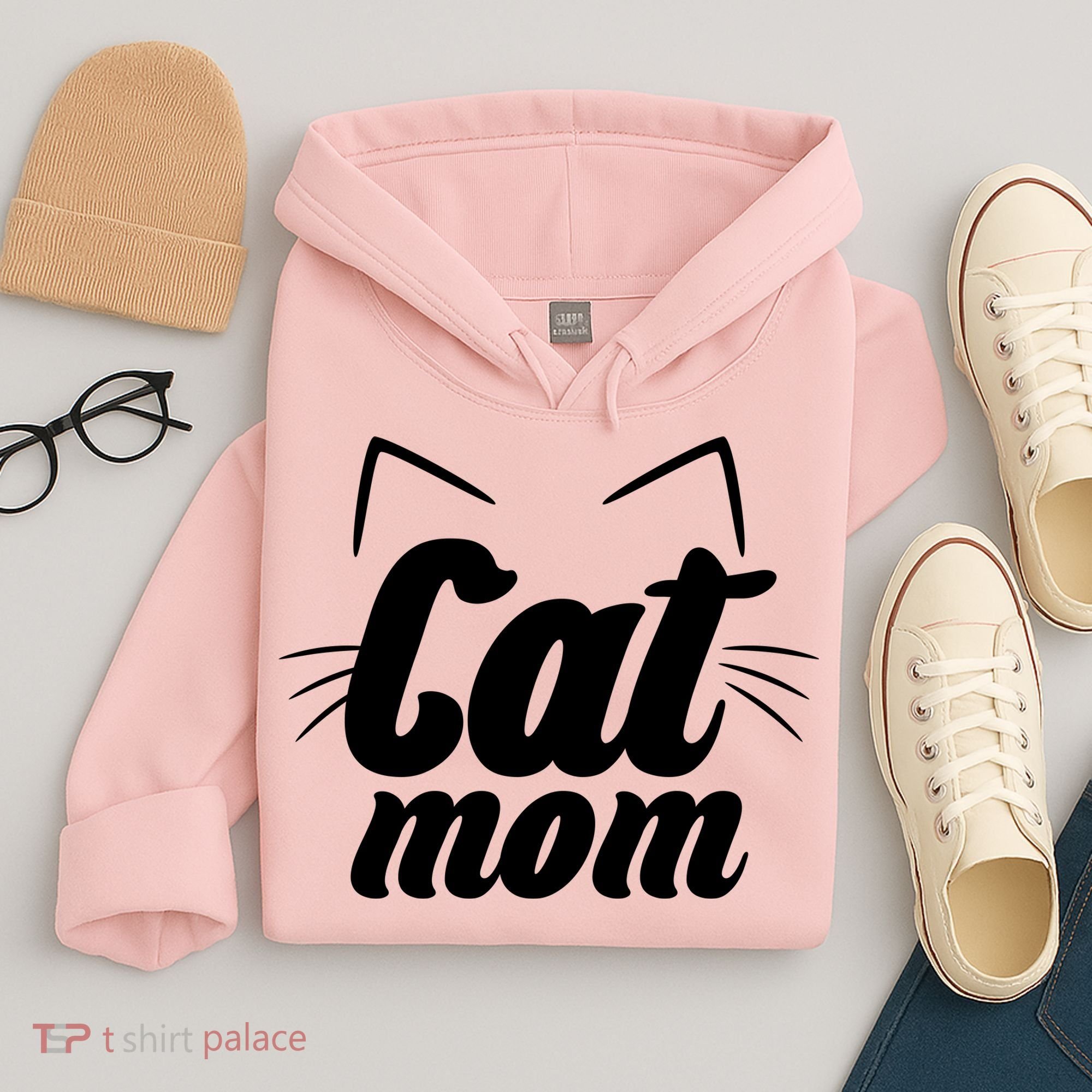 Funny Cat Mom  Cat Lover Hoodie