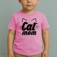 Funny Cat Mom  Cat Lover Toddler T-Shirt thumb 2
