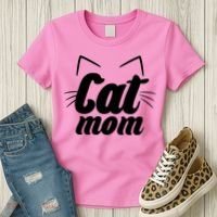 Funny Cat Mom  Cat Lover Women's T-Shirt thumb 3