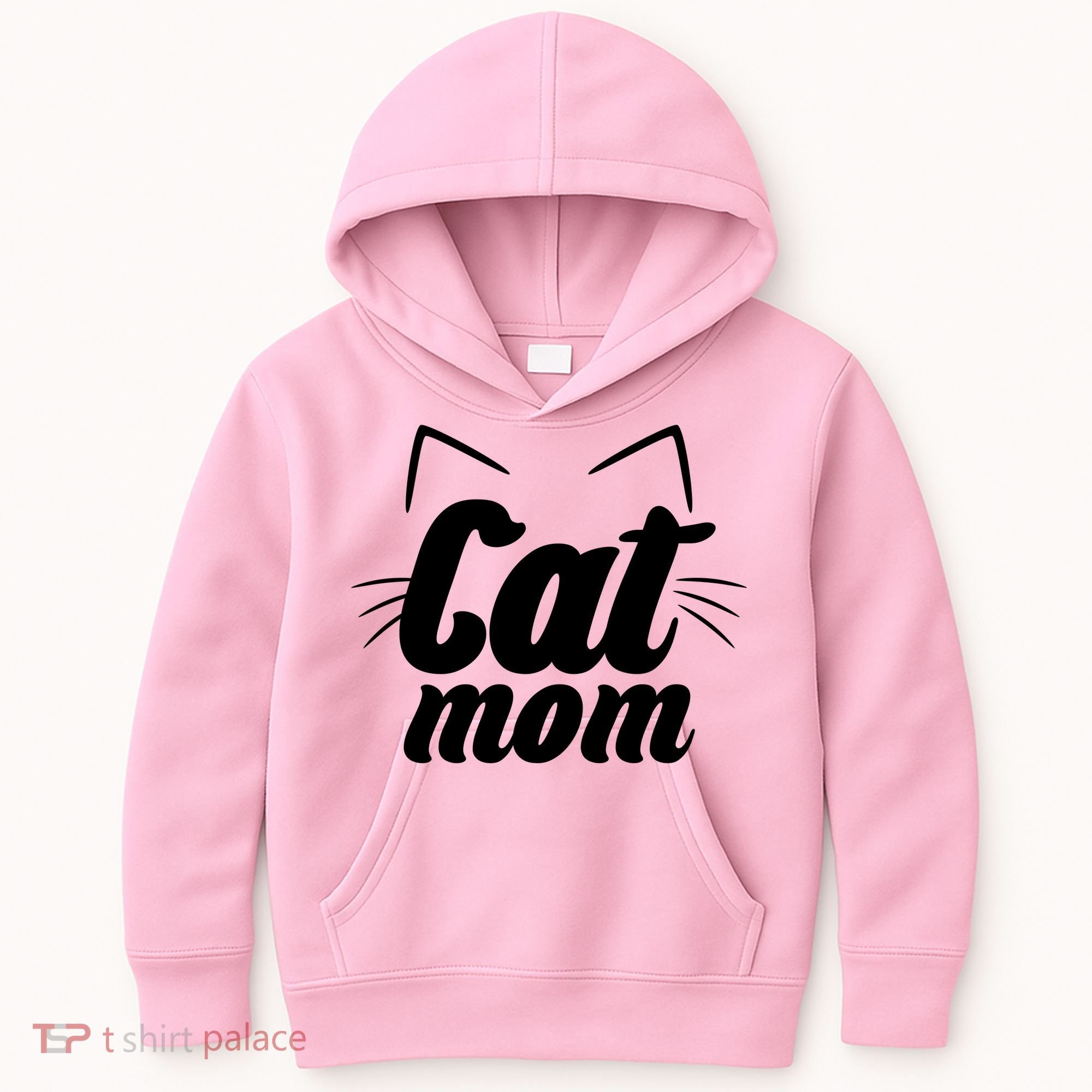 Funny Cat Mom  Cat Lover Kids Hoodie