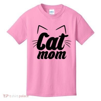 Funny Cat Mom  Cat Lover Kids T-Shirt