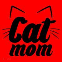 Funny Cat Mom  Cat Lover Santa Hat thumb 1