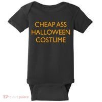 Funny Cheap Ass Halloween Costume Baby Bodysuit thumb 0