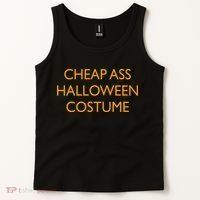 Funny Cheap Ass Halloween Costume Tank Top thumb 2