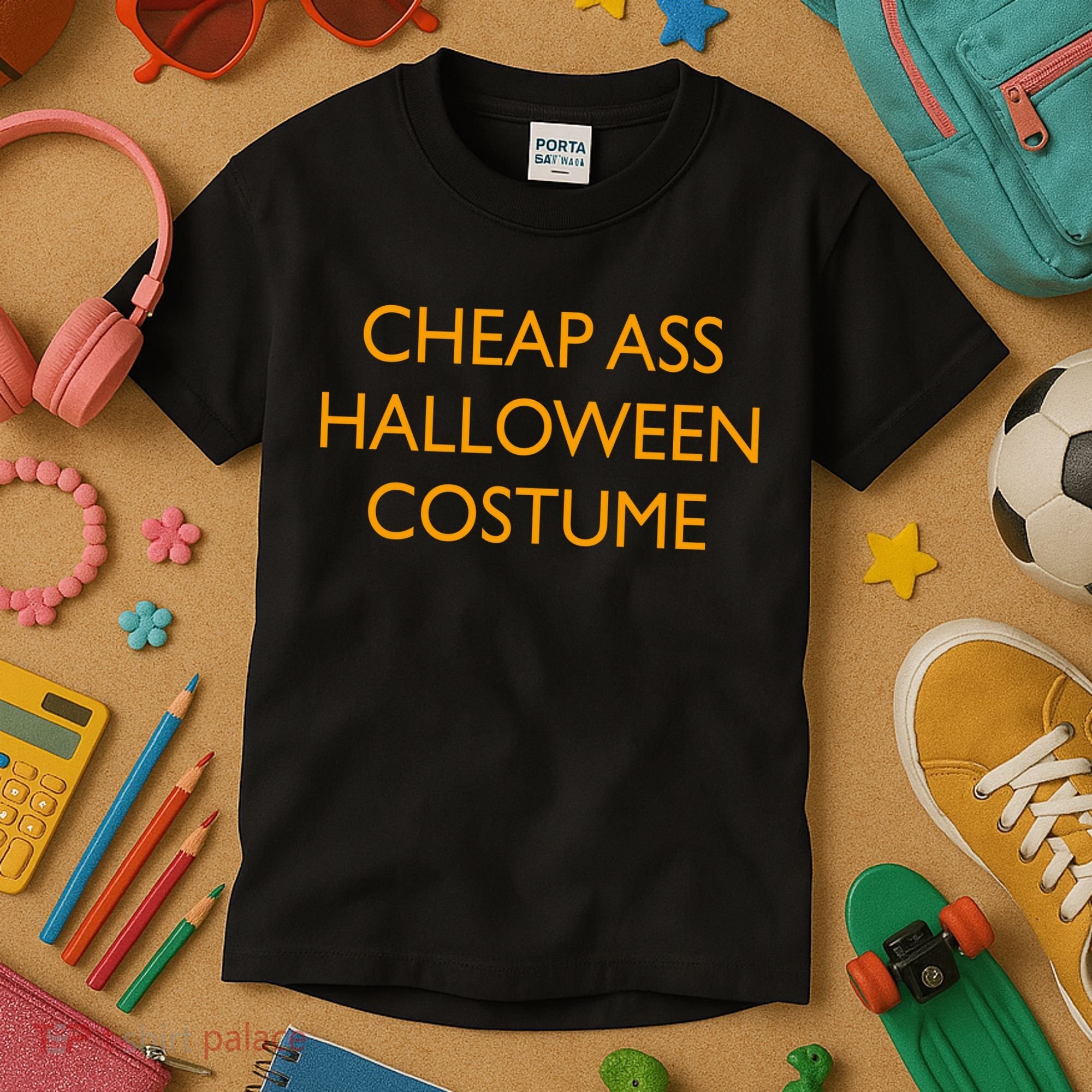 Funny Cheap Ass Halloween Costume Kids T-Shirt