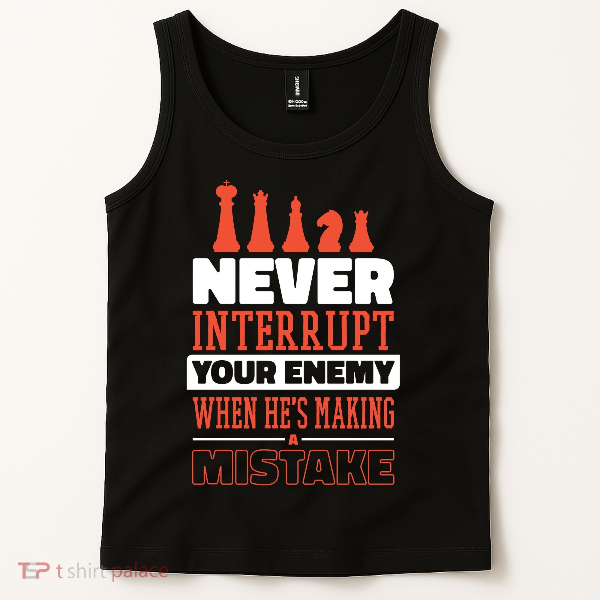Funny Chess Quote Tank Top