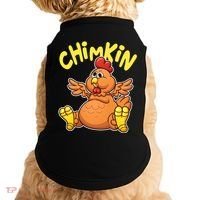 Funny Chimkin Meme Chunky Chicken Doggie Tank thumb 0