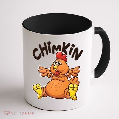 Funny Chimkin Meme Chunky Chicken Coffee Mug back