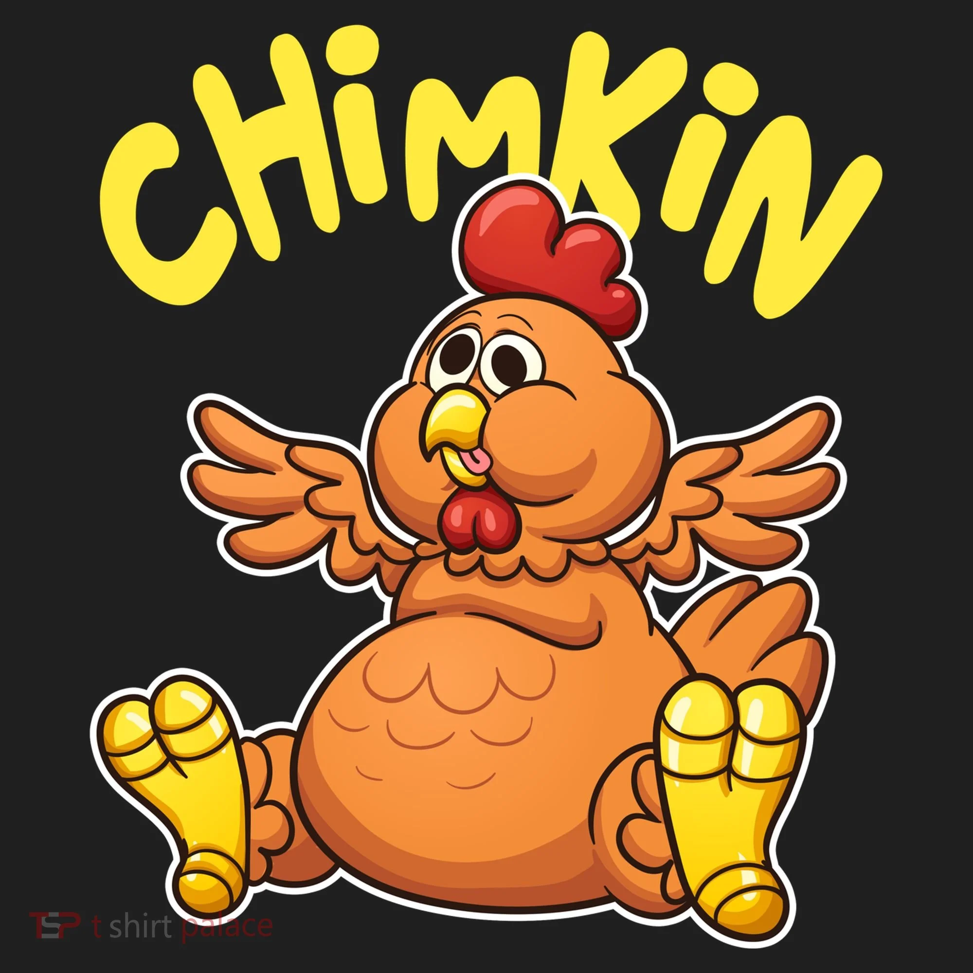 Funny Chimkin Meme Chunky Chicken Golf Towel
