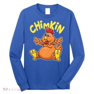 Funny Chimkin Meme Chunky Chicken Long Sleeve Shirt