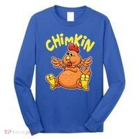 Funny Chimkin Meme Chunky Chicken Long Sleeve Shirt thumb 0