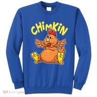 Funny Chimkin Meme Chunky Chicken Sweatshirt thumb 0