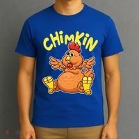 Funny Chimkin Meme Chunky Chicken T-Shirt thumb 3
