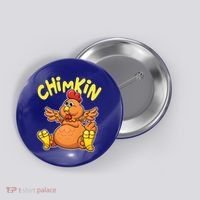 Funny Chimkin Meme Chunky Chicken Button thumb 0