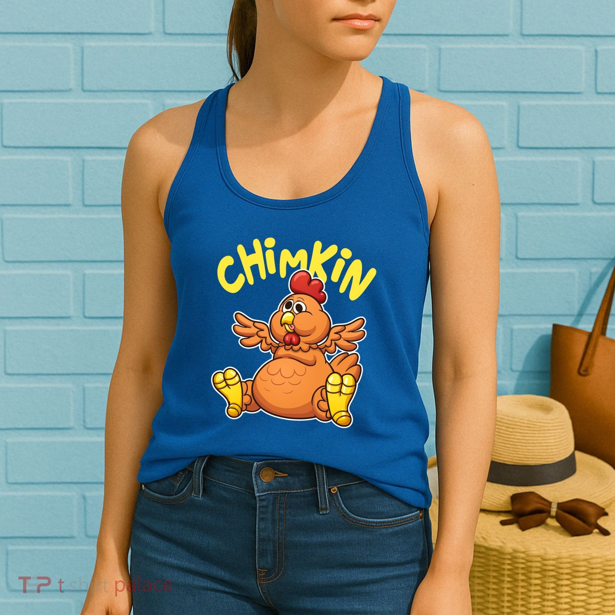 Funny Chimkin Meme Chunky Chicken Women's Tank Top