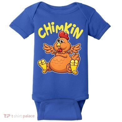 Funny Chimkin Meme Chunky Chicken Baby Bodysuit