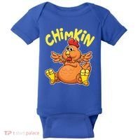 Funny Chimkin Meme Chunky Chicken Baby Bodysuit thumb 0