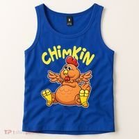 Funny Chimkin Meme Chunky Chicken Tank Top thumb 2