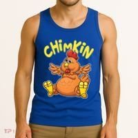 Funny Chimkin Meme Chunky Chicken Tank Top thumb 3