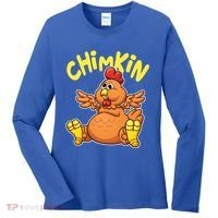 Funny Chimkin Meme Chunky Chicken Women's Long Sleeve Shirt thumb 0