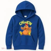 Funny Chimkin Meme Chunky Chicken Kids Hoodie thumb 0