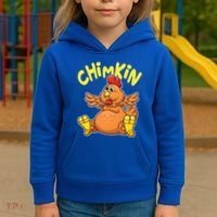 Funny Chimkin Meme Chunky Chicken Kids Hoodie thumb 3