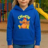 Funny Chimkin Meme Chunky Chicken Kids Hoodie thumb 3