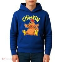 Funny Chimkin Meme Chunky Chicken Kids Hoodie thumb 4