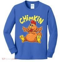Funny Chimkin Meme Chunky Chicken Kids Long Sleeve Shirt thumb 0