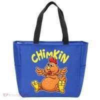 Funny Chimkin Meme Chunky Chicken Tote Bag thumb 0