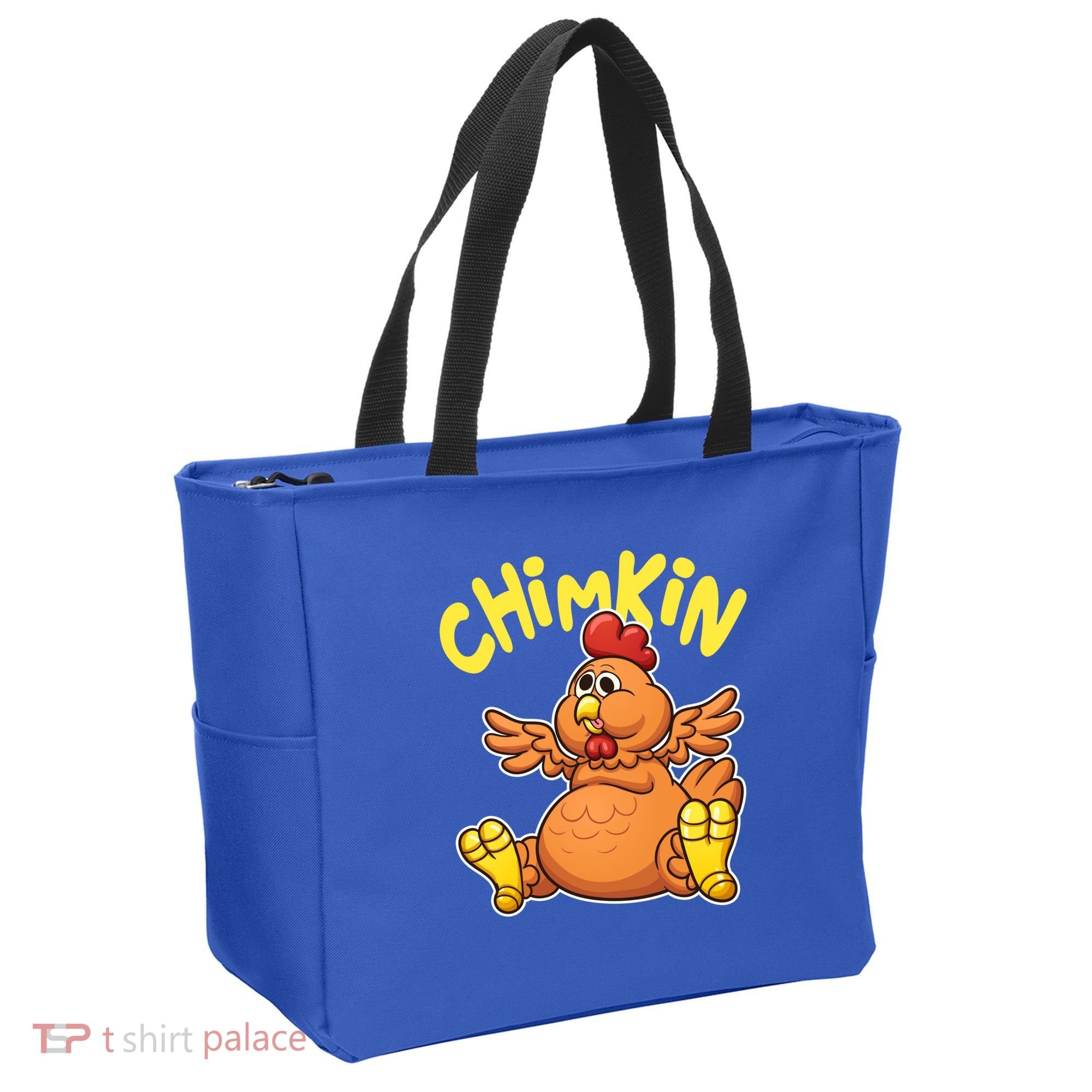 Funny Chimkin Meme Chunky Chicken Tote Bag
