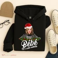 Funny Christmas Bebe It's Cold Outside  Hoodie thumb 4
