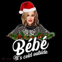 Funny Christmas Bebe It's Cold Outside  Apron thumb 3