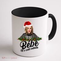 Funny Christmas Bebe It's Cold Outside  Coffee Mug thumb 1