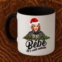 Funny Christmas Bebe It's Cold Outside  Coffee Mug thumb 2