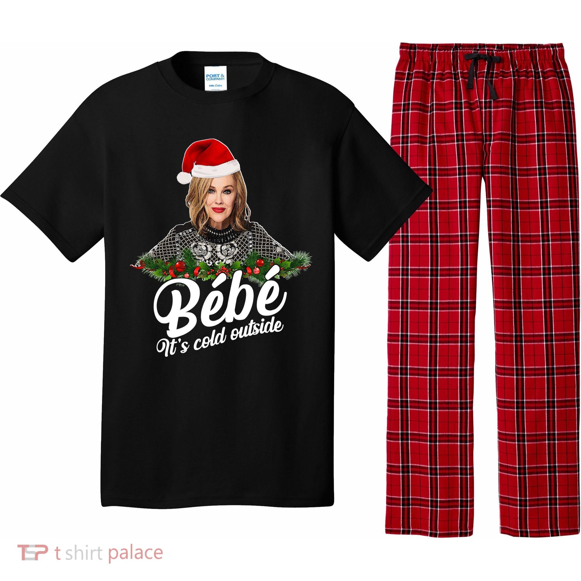 Funny Christmas Bebe It's Cold Outside  Pajama Set