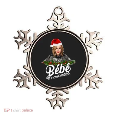Funny Christmas Bebe It's Cold Outside  Ornament