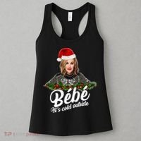 Funny Christmas Bebe It's Cold Outside  Women's Tank Top thumb 3