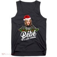 Funny Christmas Bebe It's Cold Outside  Tank Top thumb 0