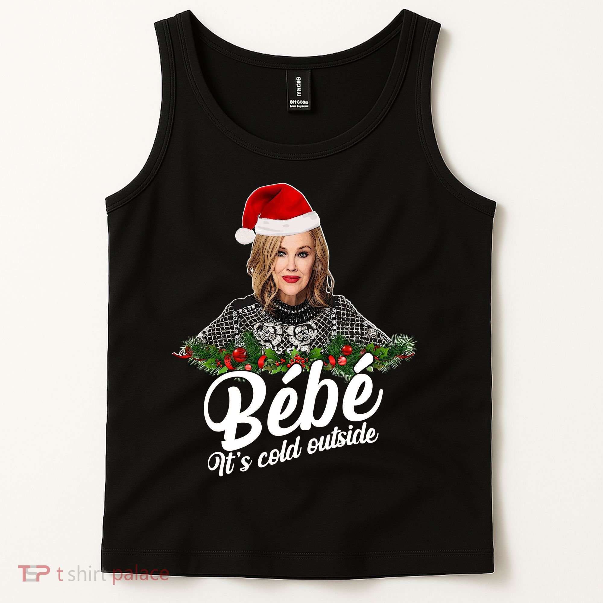 Funny Christmas Bebe It's Cold Outside  Tank Top