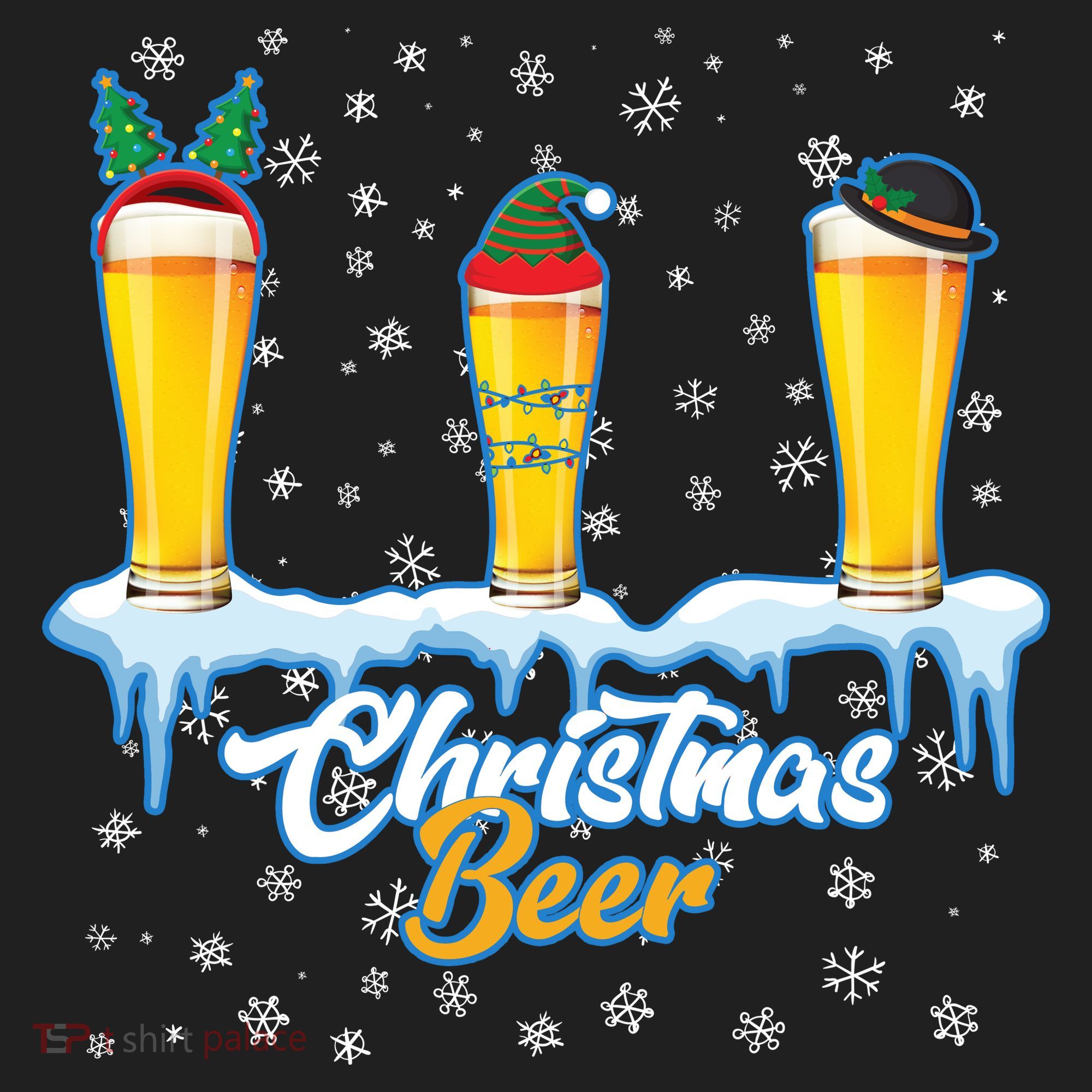 Funny Christmas Beer Women's Sweatshirt