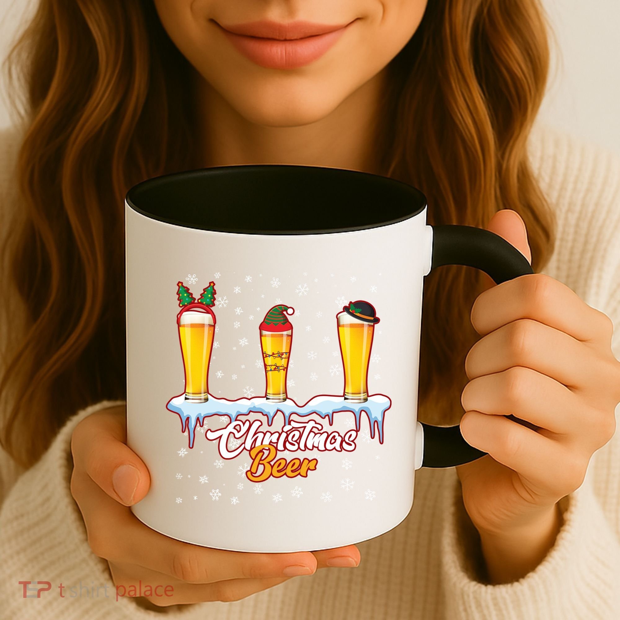Funny Christmas Beer Coffee Mug