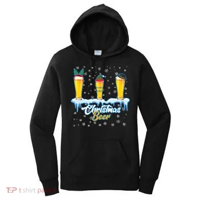 Funny Christmas Beer Women's Hoodie