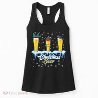 Funny Christmas Beer Women's Tank Top thumb 0