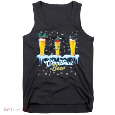 Funny Christmas Beer Tank Top