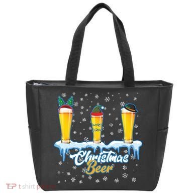 Funny Christmas Beer Tote Bag