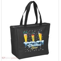 Funny Christmas Beer Tote Bag thumb 2