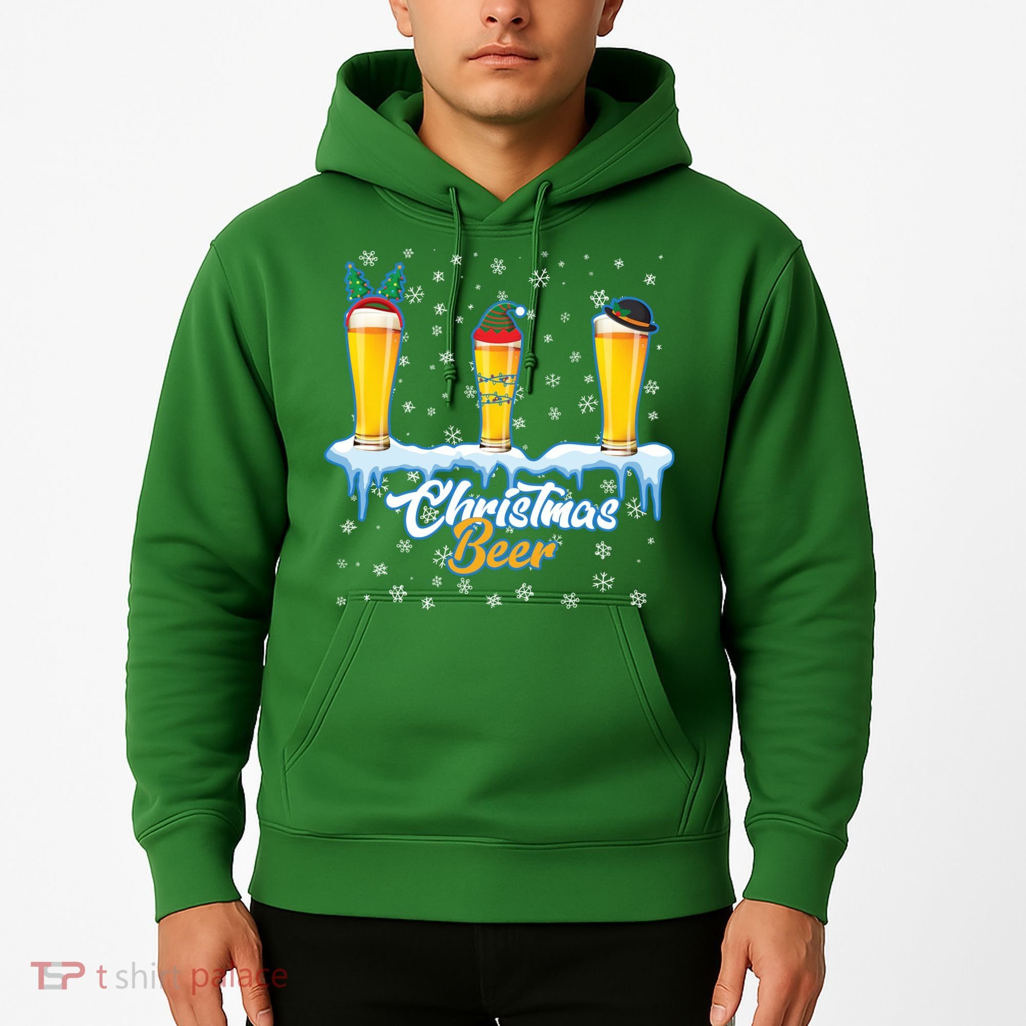 Funny Christmas Beer Hoodie