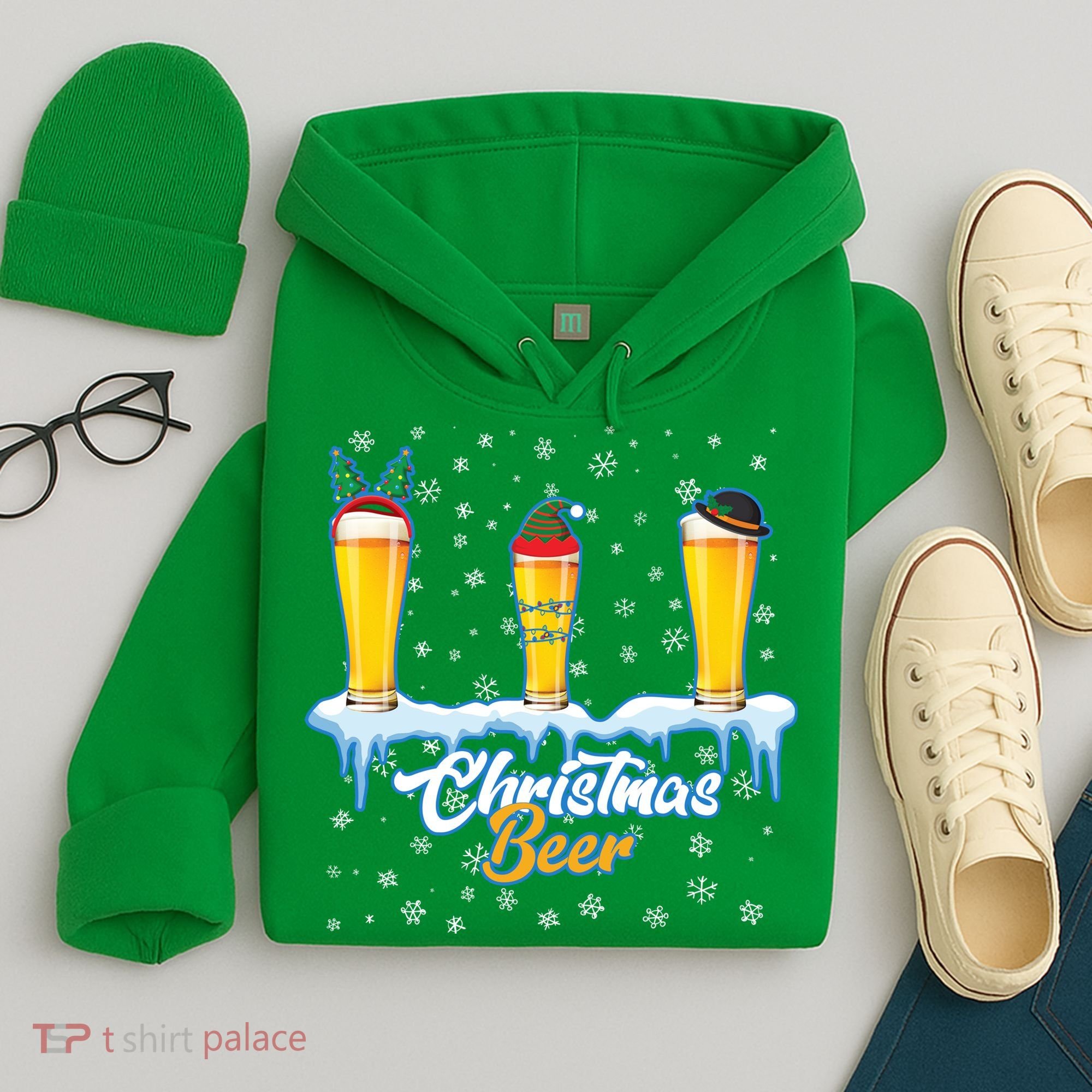 Funny Christmas Beer Hoodie